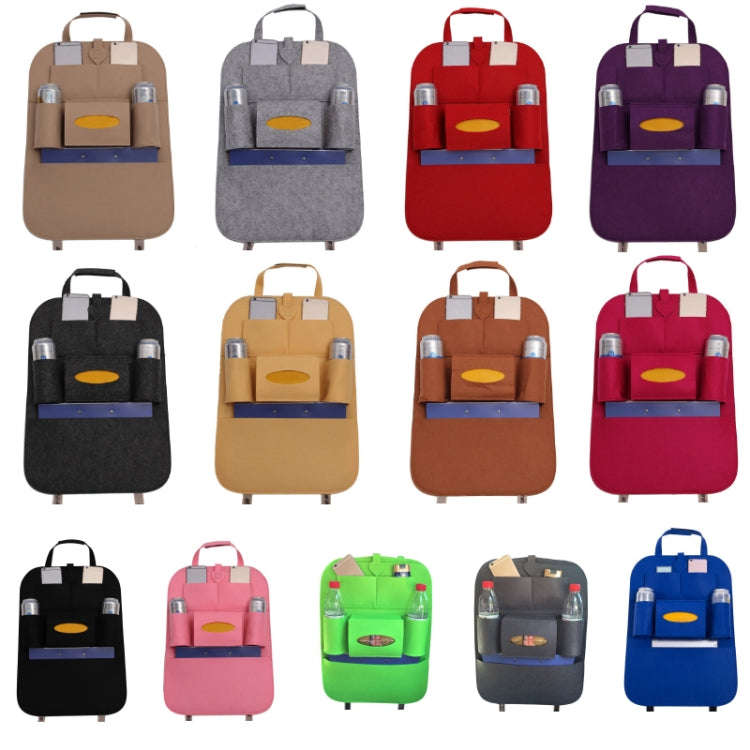 Car Multifunctional Seat Back Storage Hanging Bag, Size: 40x56cm(Red)