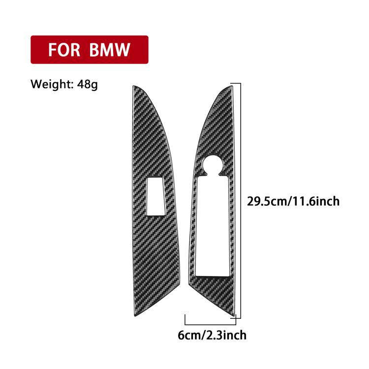 For 2019-2024 BMW 8 Series G14 2pcs /Set Right-hand Drive Glass Lift Convertible Stickers(Red)