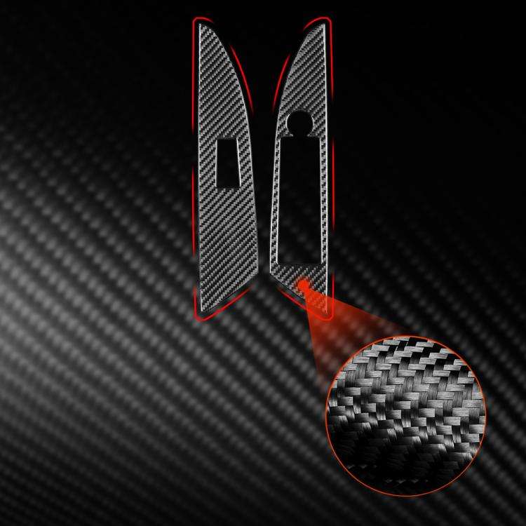 For 2019-2024 BMW 8 Series G14 2pcs /Set Right-hand Drive Glass Lift Convertible Stickers(Red)