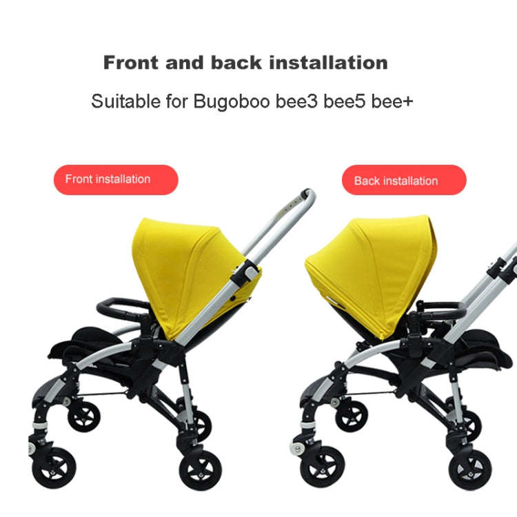 For Bugaboo Bee 3 Bee 5 Bumper Bar Handrest Armrest Stroller Accessories(Leather)