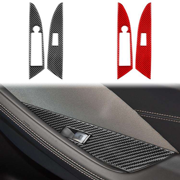 For 2019-2024 BMW 8 Series G14 2pcs /Set Left-hand Drive Glass Lift Convertible Stickers(Black)