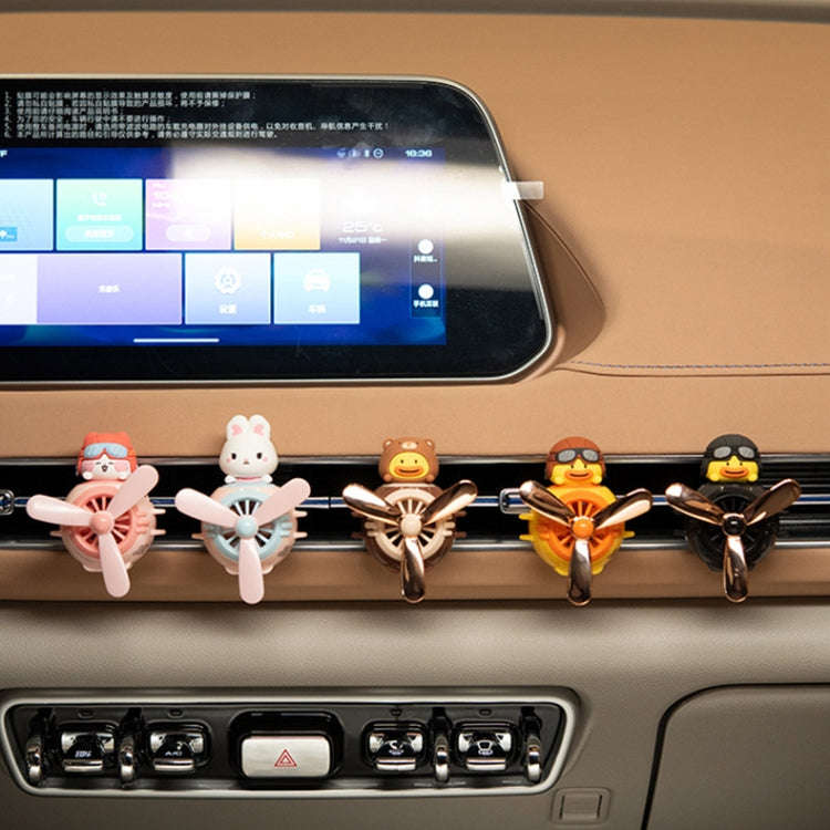 ICARER FAMILY AK-20 Car Pilot-Shaped Air-Conditioning Outlet Decorative Ornaments Aromatherapy(Bl...