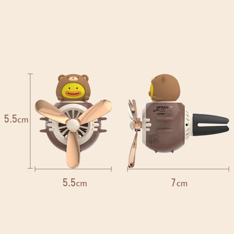 ICARER FAMILY AK-20 Car Pilot-Shaped Air-Conditioning Outlet Decorative Ornaments Aromatherapy(Bl...