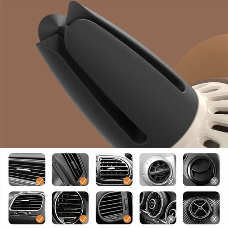 ICARER FAMILY AK-20 Car Pilot-Shaped Air-Conditioning Outlet Decorative Ornaments Aromatherapy(Bl...