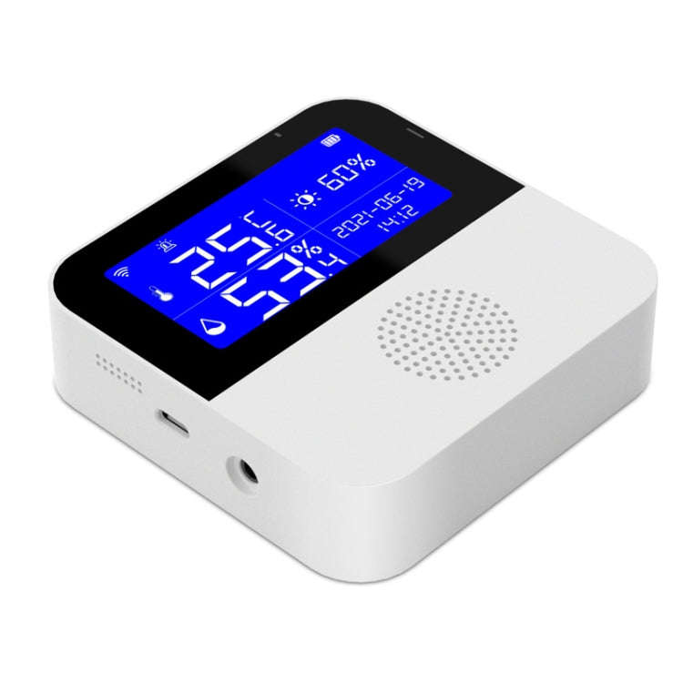 Tuya WIFI Temperature And Humidity Sensor With 2.9inch LCD Display,Spec: Only Sensor