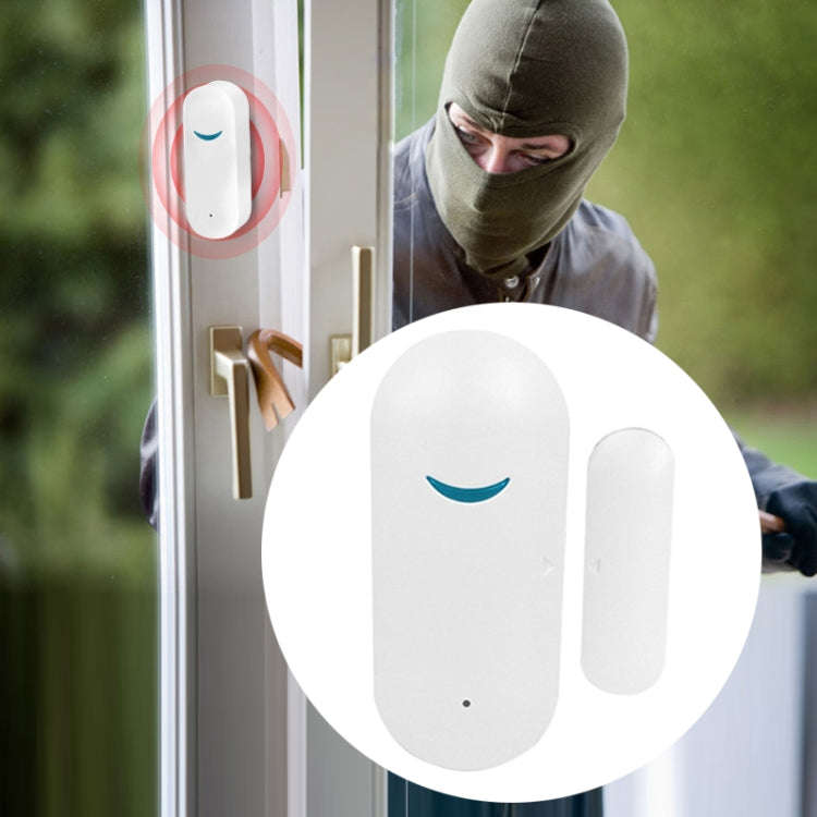 Tuya WiFi Door Magnetic Sensor Remote Intelligent Linkage Doors Windows Switch Anti-alarm APP Rem...