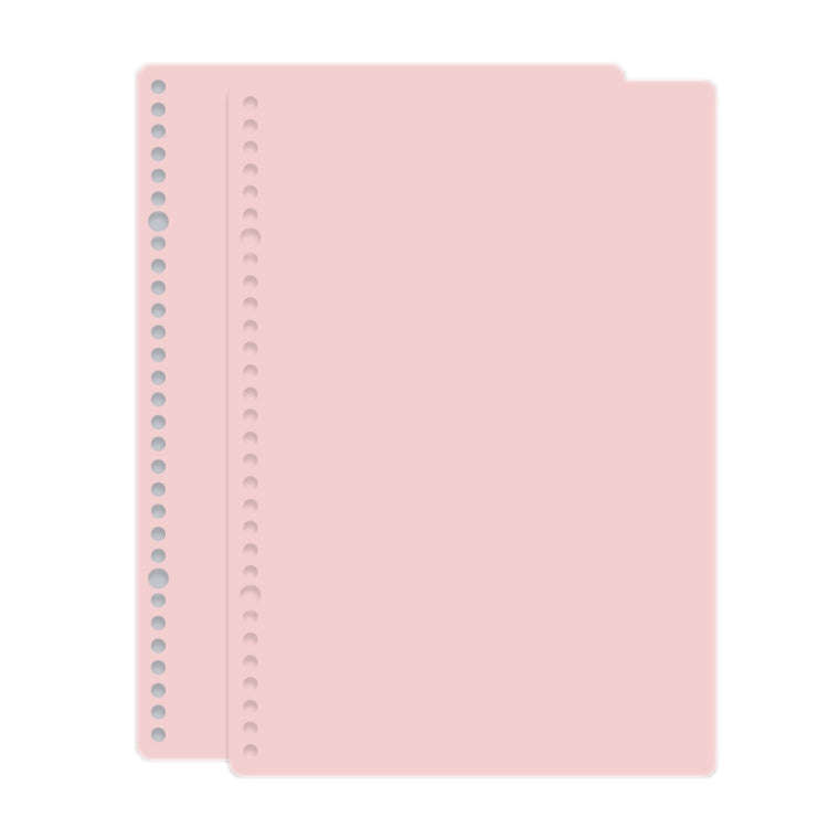 5sets Frosted Loose-Leaf Book Cover DIY Hand Book Cover, Size: B5(Pink)