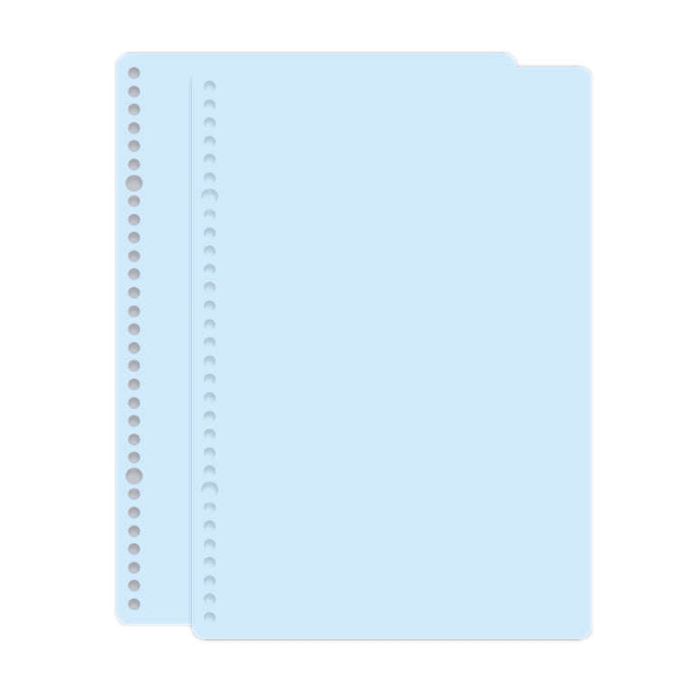 5sets Frosted Loose-Leaf Book Cover DIY Hand Book Cover, Size: B5(Blue)