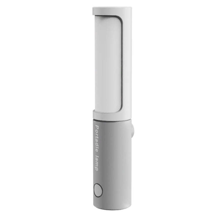 GIVELONG Handheld Mini Magnetic Lamp LED Intelligent Infinity Button Type Desk Lamp(Gray)