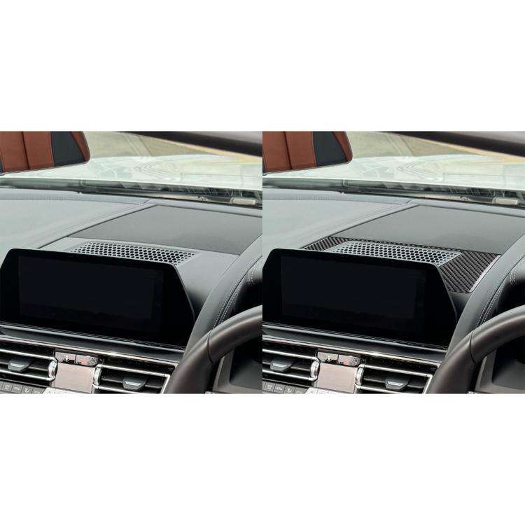 For 2019-2024 BMW 8 Series G14 Right-hand Drive Dashboard Speaker Frame Sticker(Red)