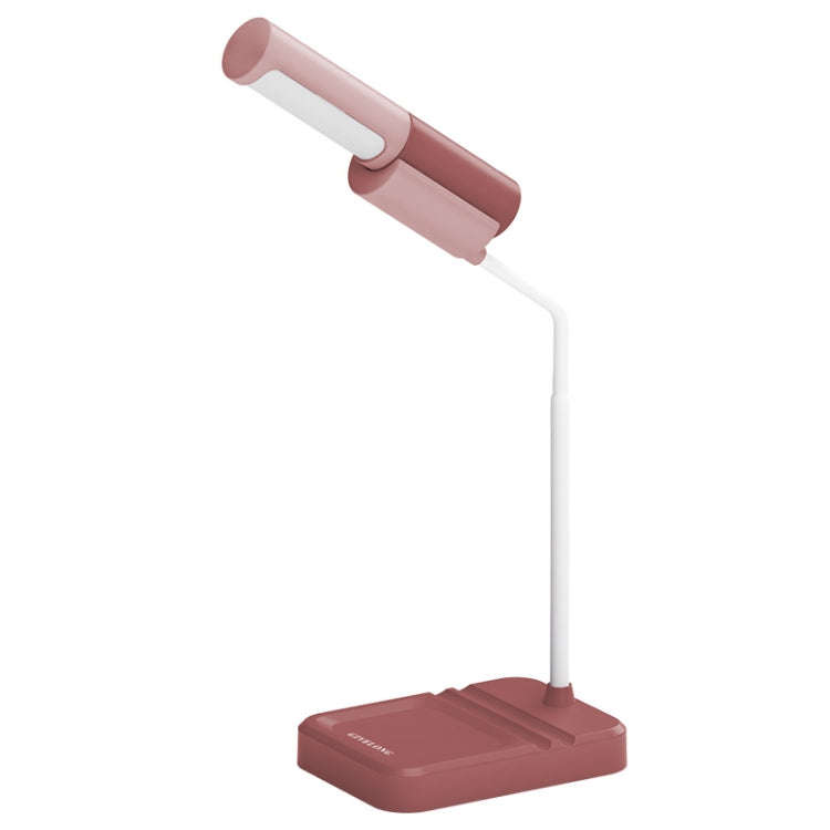 GIVELONG USB Charging Desktop Light Magnetic Base Removable Simple Eye Protection Portable Lamp(Red)
