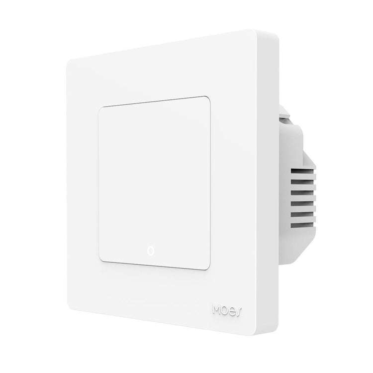 Tuya ZigBee Smart Single-fire Zero-fire Sharing Timing Voice Wall Switch EU Plug, Style: 1 Way (W...