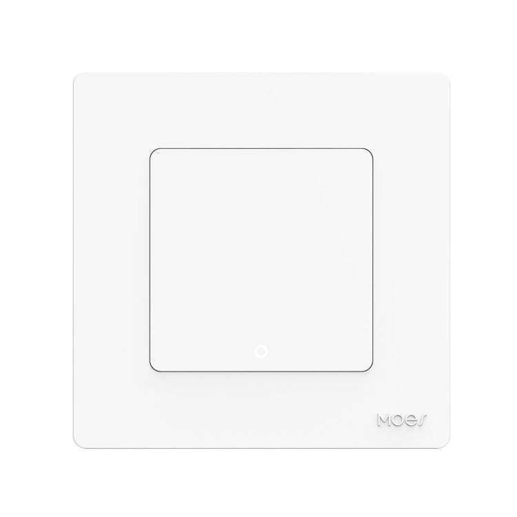 Tuya ZigBee Smart Single-fire Zero-fire Sharing Timing Voice Wall Switch EU Plug, Style: 1 Way (W...