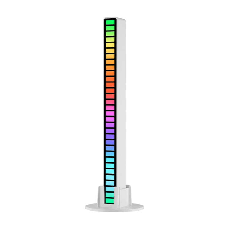 RGB Sound-controlled Rhythmic Response Lights Music Ambient LED Pick-up Lights Charging(32 Lights...