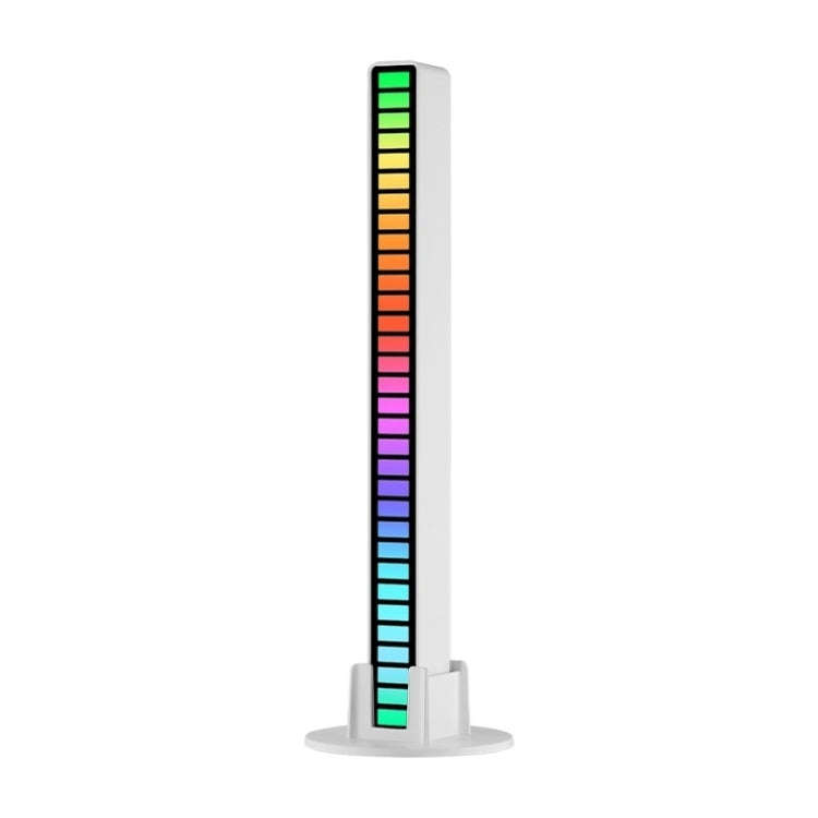 RGB Sound-controlled Rhythmic Response Lights Music Ambient LED Pick-up Lights Plug-in(32 Lights ...