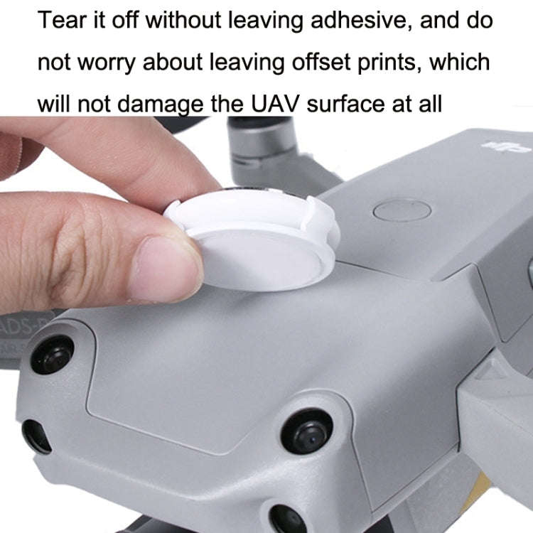 Sunnylife TY-Q9354 For DJI Avata / Mavic 3 / Mini 3 Pro Installation AirTag Locator Bracket(White)