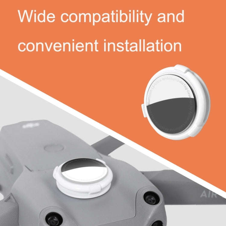 Sunnylife TY-Q9354 For DJI Avata / Mavic 3 / Mini 3 Pro Installation AirTag Locator Bracket(White)