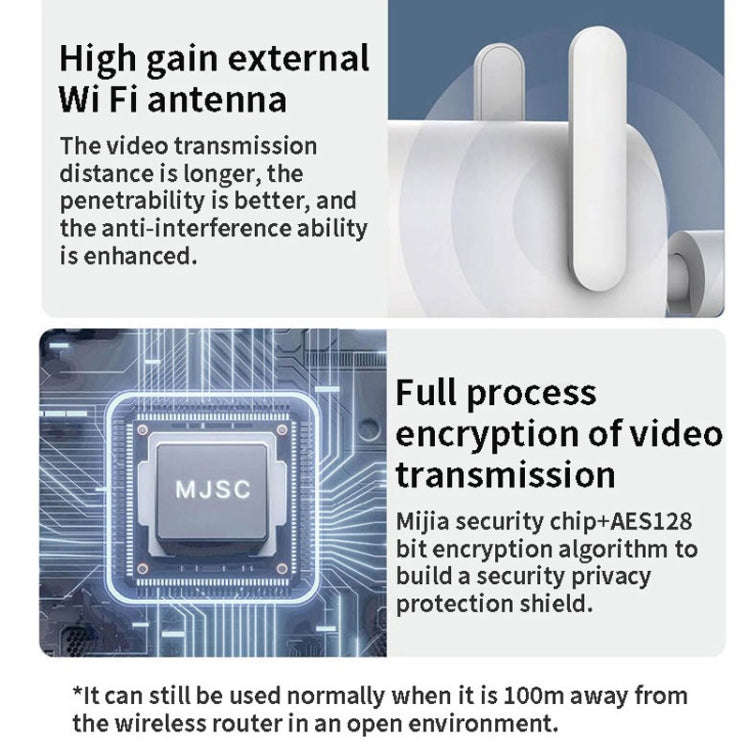 Original Xiaomi AW300 WiFi Smart Outdoor Camera 2K Full Color Night Vision IP66 Waterproof Video ...
