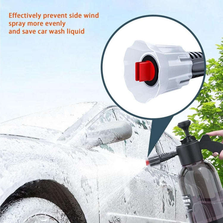 2L Foam Sprayer Pressure Spray Bottle for Car Washing Plants Watering Fertilizing(Black)