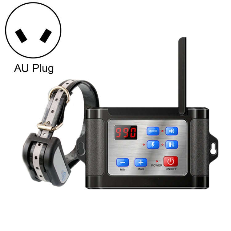 Outdoor Wireless Electronic Pet Fence Night Reflective Collar, Specification: One for One(AU Plug)