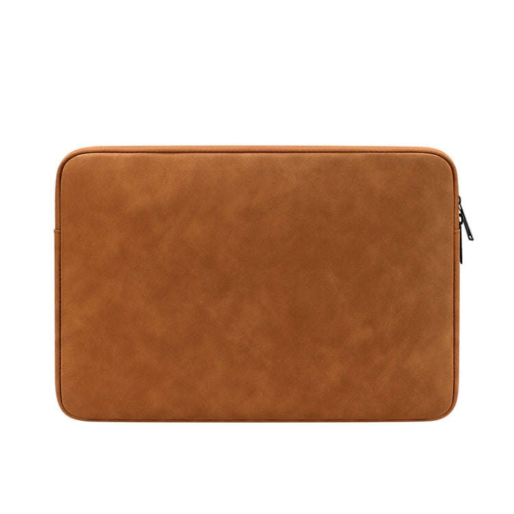 ND12 Lambskin Laptop Lightweight Waterproof Sleeve Bag, Size: 13.3 inches(Yellow)