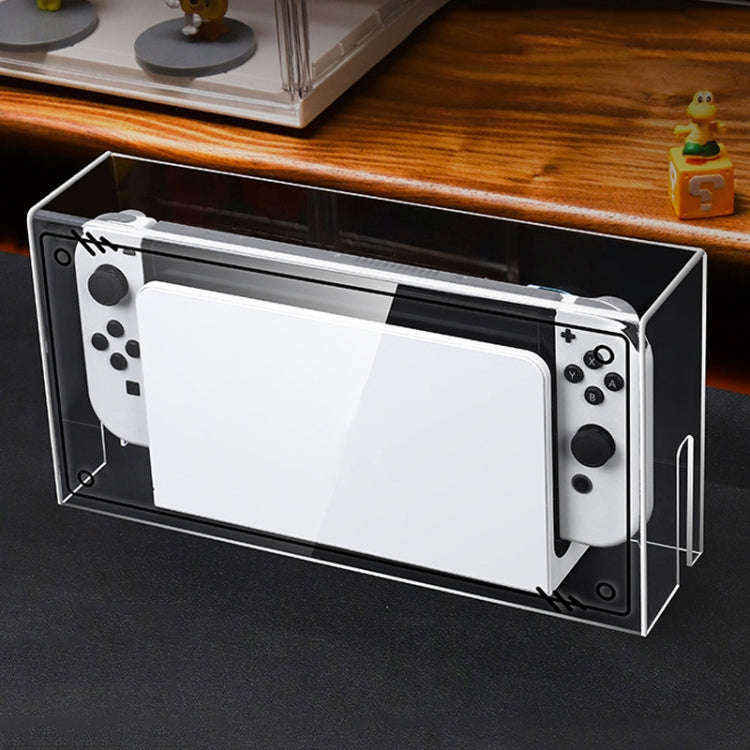035 for Nintendo Switch/Oled Game Console Display Dustproof Cover, Spec: Black Label