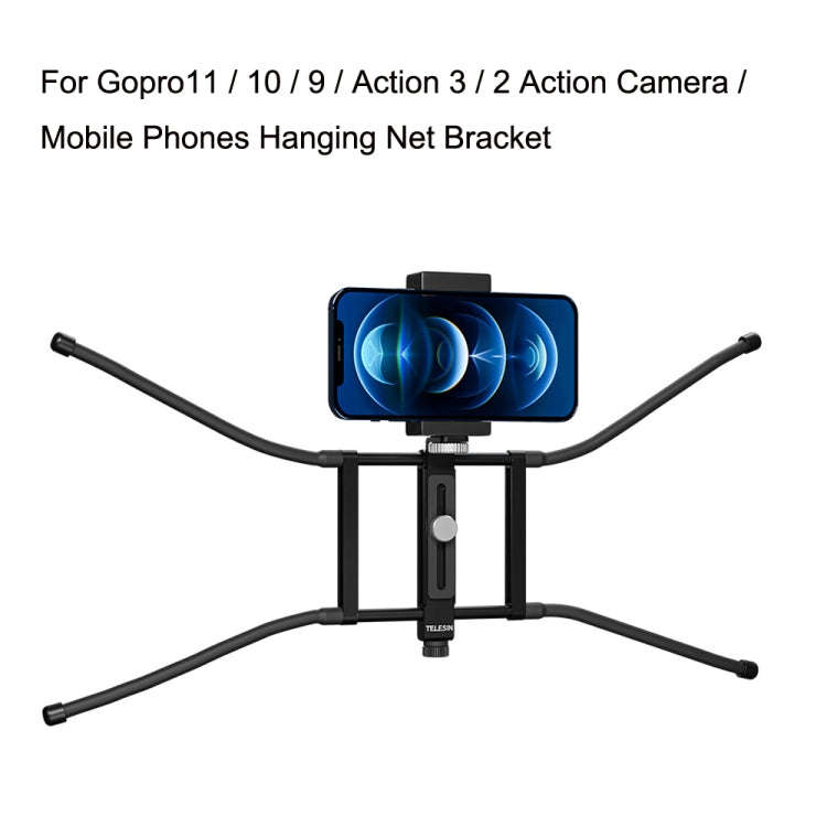 TELESIN TE-FM-001 Action Camera Hanging Net Bracket For  Gopro HERO11 Black / HERO10 Black / HERO...