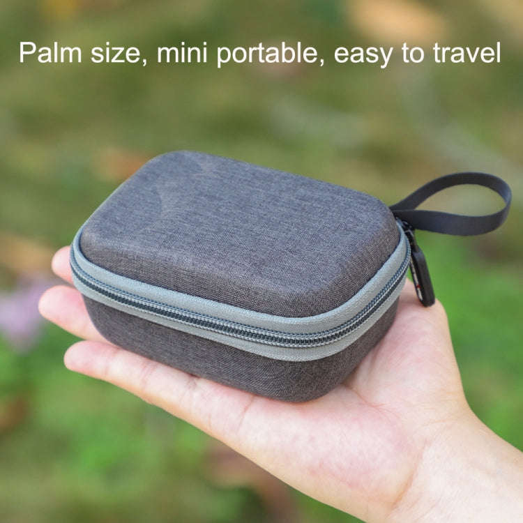 For DJI MIC Sunnylife B557 Wireless Microphone Portable Protective Box Storage Bag(Dark Gray)