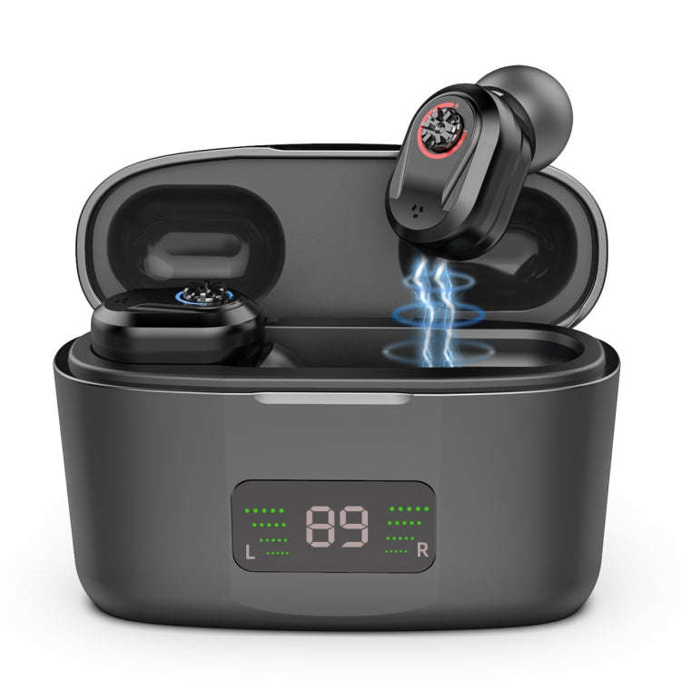 Z-127D In-ear Sound Amplifier Digital Display Hearing Aid Earphone(black)