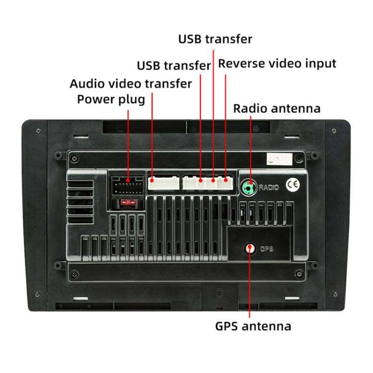 8 inch Bluetooth FM Radio Car MP5 Android Navigation Machine, Memory: 2+32G