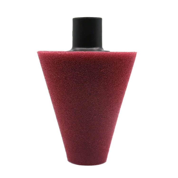 Car Cone Wheel Polishing Sponge M14 Detail Waxing Sponge Wheel(Red)