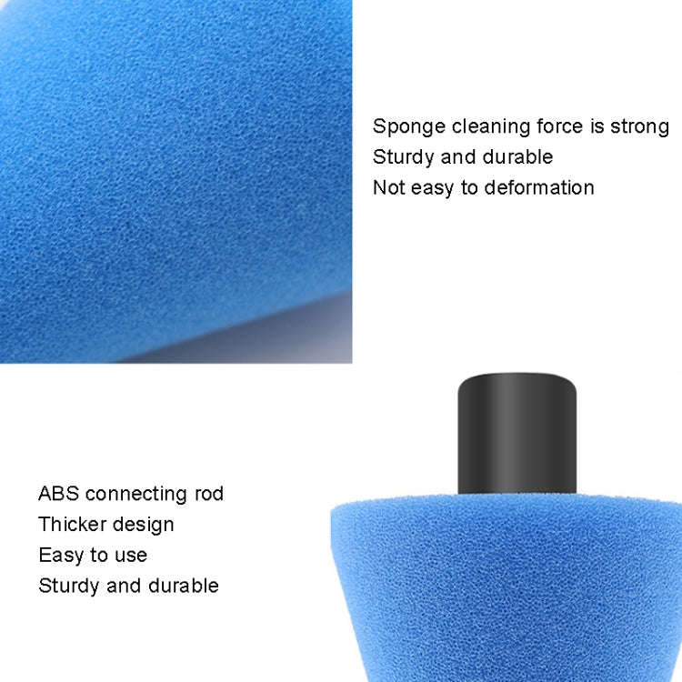 Car Cone Wheel Polishing Sponge M14 Detail Waxing Sponge Wheel(Red)
