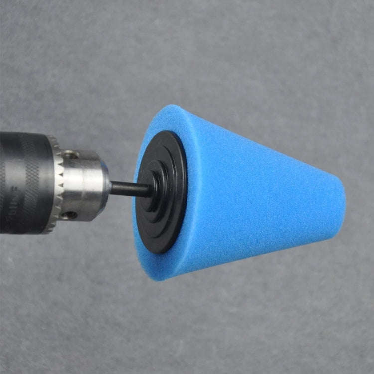 Car Cone 3 inch Polishing Sponge Waxing Sponge Wheel(Orange)