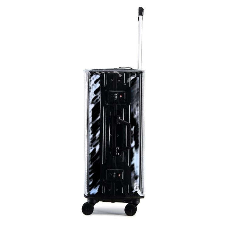 30 Inch Rimless Transparent Waterproof PVC Trolley Suitcase Cover Dustproof Protective Cover