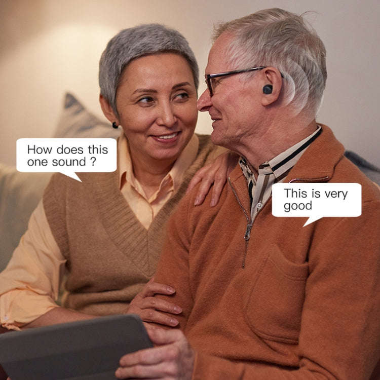 GM-903 Bluetooth Dual Host Digital Hearing Aids LCD Display Elderly Sound Amplifier(Black)