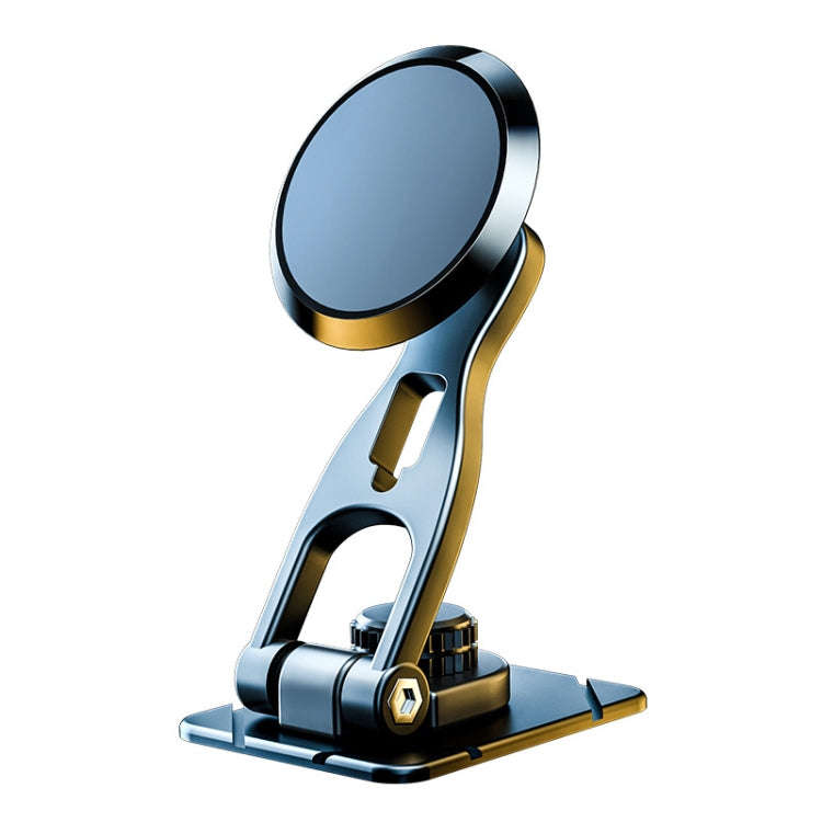 D29 Metal Car Phone Holder Floating Screen Folding Magnetic Phone Holder(Black)