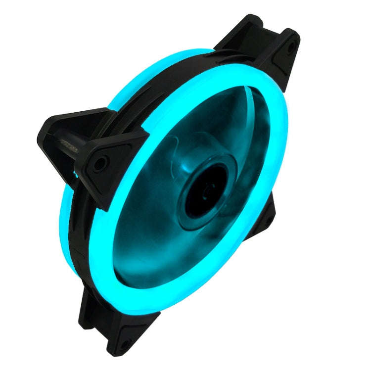 COOLMOON 12cm Dual Aperture Computer Mainframe Chassis Dual Interface Fan(Blue)
