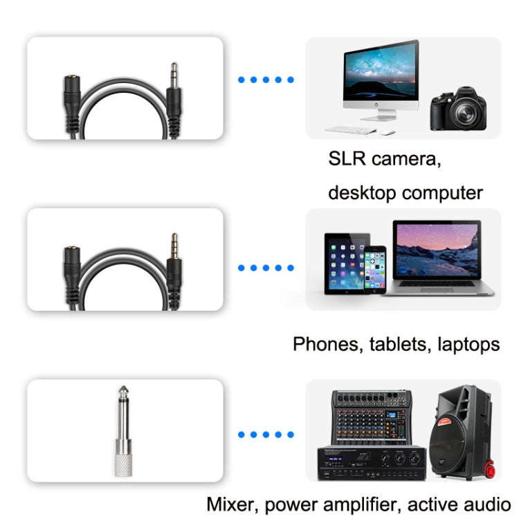 Q6 1 Drag 2 Wireless Lavalier Head Wear With Stand USB Computer Recording Microphone Live Phone S...