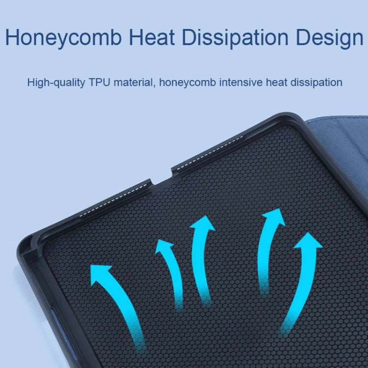 For Huawei MatePad Pro 12.6 inches Microfiber Lambskin Rotatable Magnetic Tablet Protective Cover...