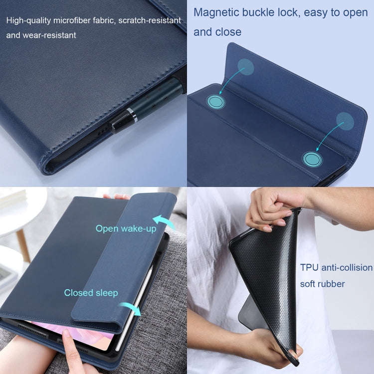 For Huawei MatePad Pro 12.6 inches Microfiber Lambskin Rotatable Magnetic Tablet Protective Cover...