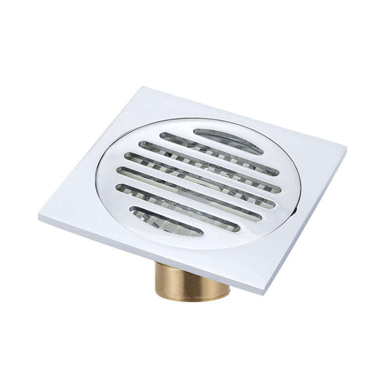 VP403 Thickened Electroplating Stainless Steel Floor Drain(Chrome Plated With Copper Self-sealing...