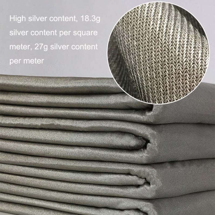 ZDY-1 Knitted Sterling Silver Fiber Silver Ion Soft Anti-radiation Fabric Antibacterial Mask Stre...