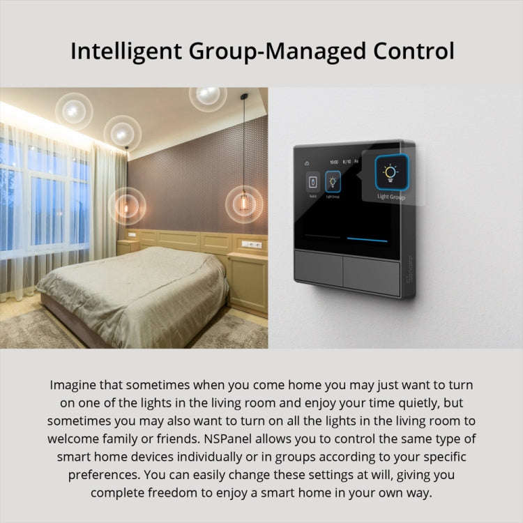 Sonoff NSPanel WiFi Smart Scene Switch Thermostat Temperature All-in-One Control Touch Screen, EU...