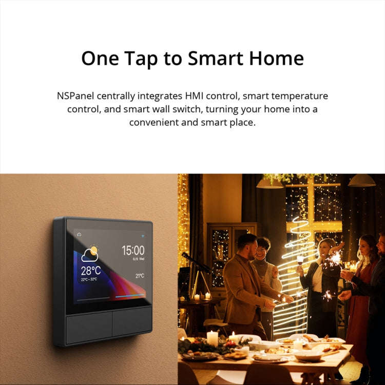 Sonoff NSPanel WiFi Smart Scene Switch Thermostat Temperature All-in-One Control Touch Screen, EU...