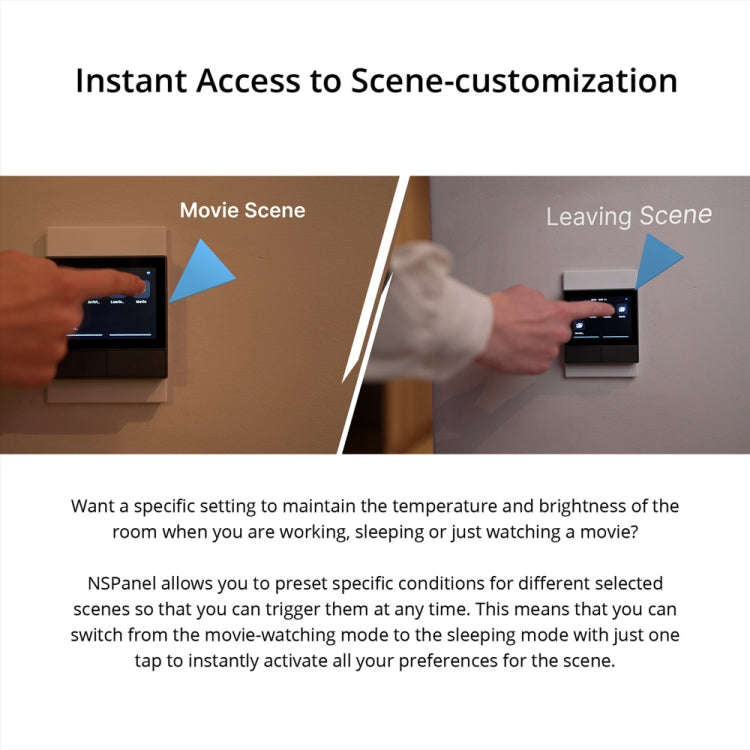 Sonoff NSPanel WiFi Smart Scene Switch Thermostat Temperature All-in-One Control Touch Screen, EU...
