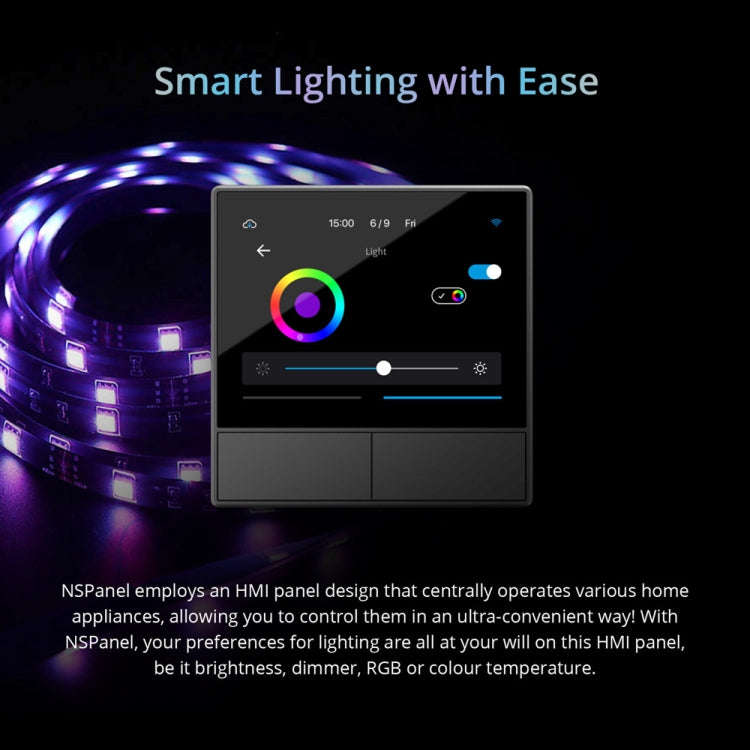 Sonoff NSPanel WiFi Smart Scene Switch Thermostat Temperature All-in-One Control Touch Screen, EU...