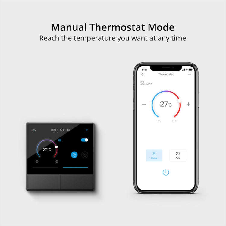 Sonoff NSPanel WiFi Smart Scene Switch Thermostat Temperature All-in-One Control Touch Screen, EU...