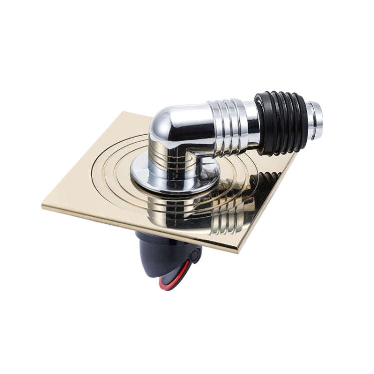 Washing Machine Using Full Copper Floor Drain(K6051 Gold+Plastic Single Bend+Straight Row)