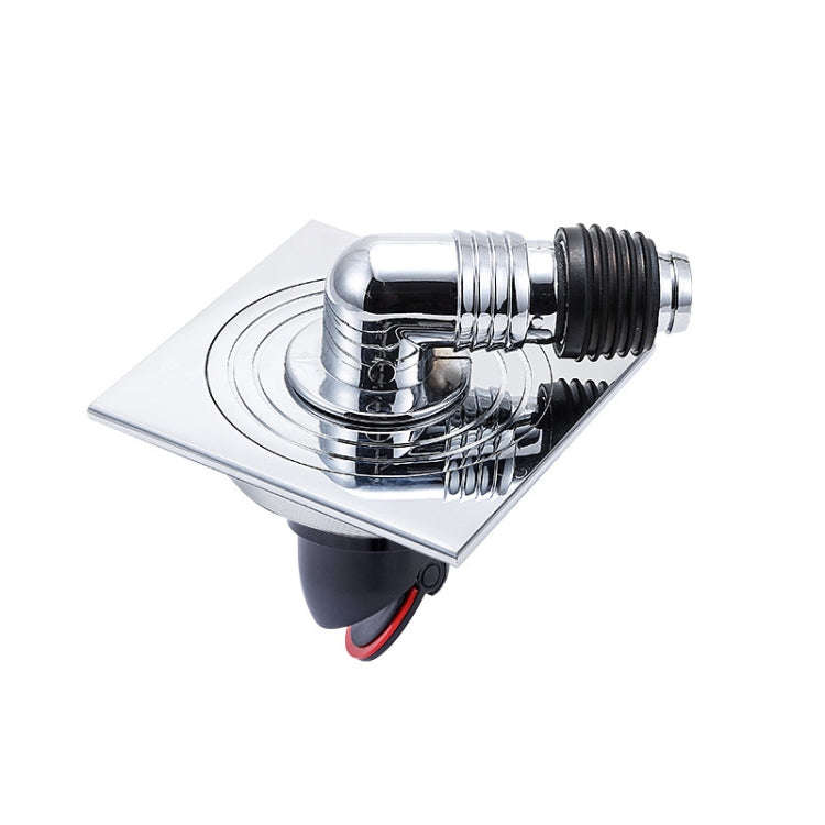 Washing Machine Using Full Copper Floor Drain(K6052 Chrome Plated+Plastic Single Bend+Straight Row)