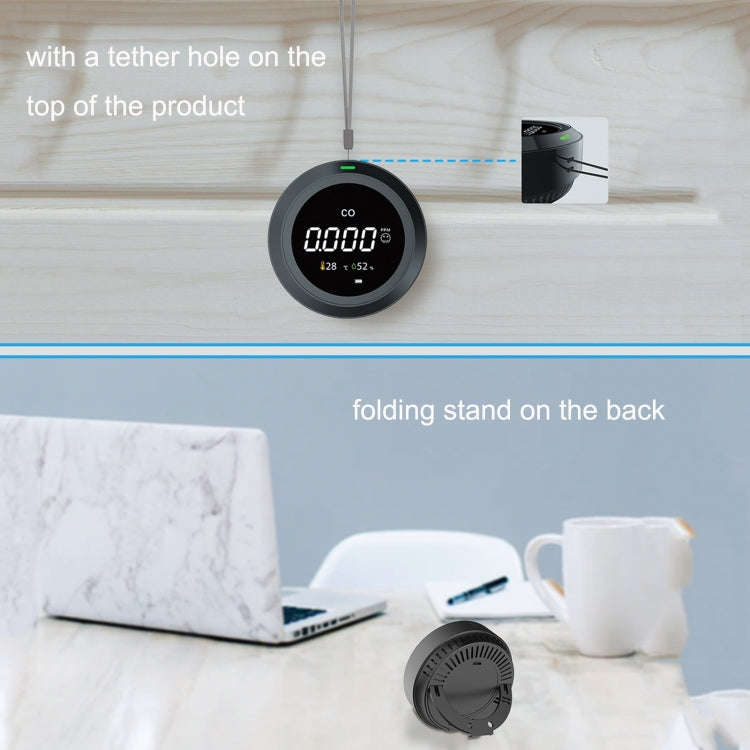 PTH-12 Infrared Carbon Dioxide Detector Portable Temperature And Humidity Air Quality Monitoring ...